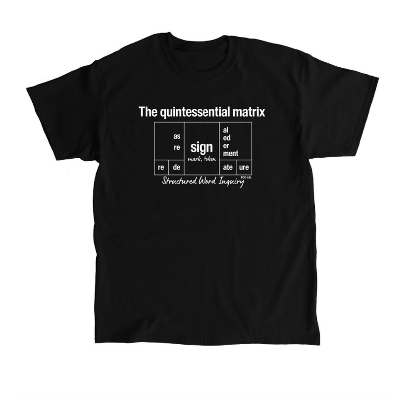 sign matrix shirt image